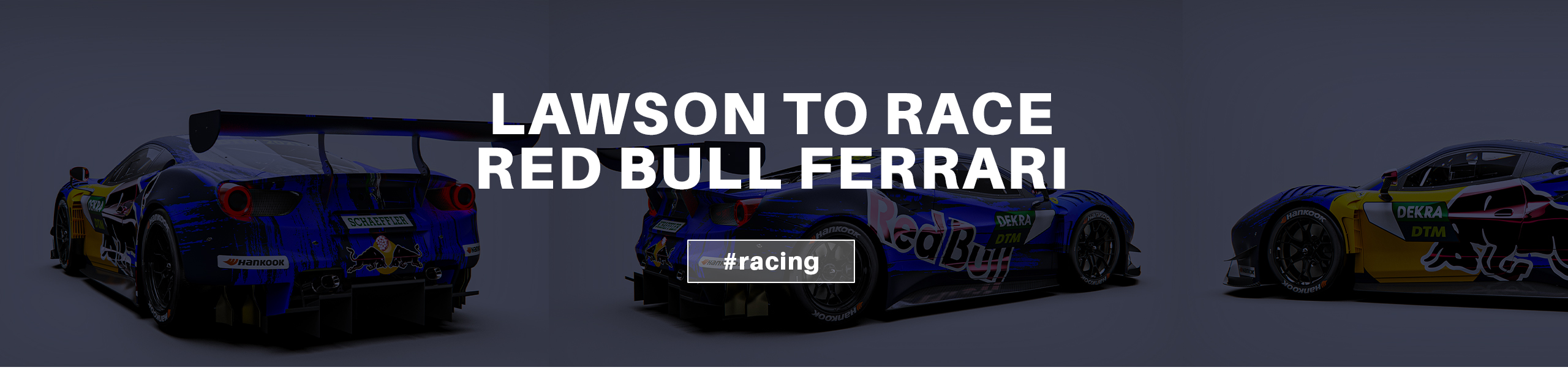 Lawson to race Red Bull Ferrari